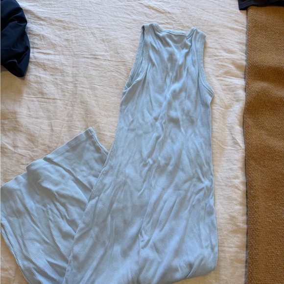 Theory Racer Back Compact Ribbed Tank Dress - Picture 5 of 5